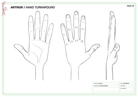 cartoon hand Sony Pictures Animation, Arthur Christmas, Character Turnaround, Aardman Animations, Drawing Superheroes, Drawing Sheet, Character Model, Character Model Sheet, Human Figure Drawing