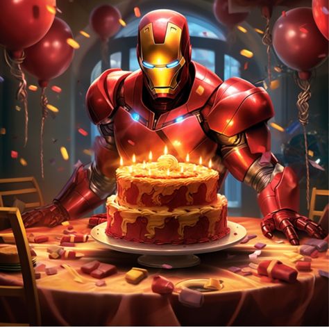 Happy Birthday Superhero, Iron Man Birthday, Spiderman Images, Avengers Party, Happy Birthday Wishes Quotes, Birthday Wishes Quotes, Happy B Day, Happy Birthday Quotes, B Day