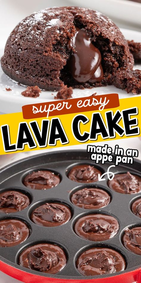 Mini Lava Cakes, Persnickety Plates, Molten Lava Cakes Recipe, Cake Princess, Molten Cake, Baked Cake, Lava Cake Recipes, Princess Pinky Girl, Pinky Girl