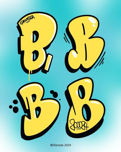 B #mistaramsta #graffiti #alphabet #graffitialphabet Graffiti B, Graffiti Alphabet, Graffiti, Alphabet, Quick Saves