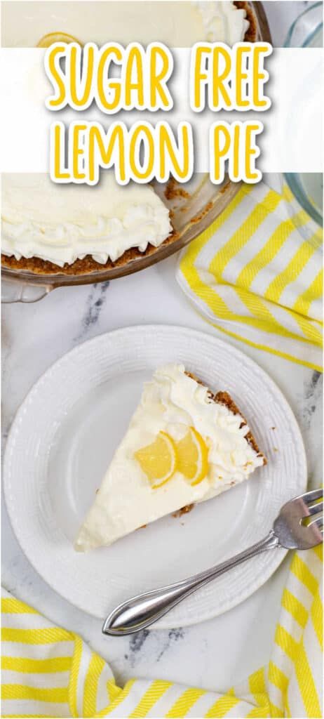 Sugar Free Lemon Pie Recipe, Sugar Free Lemon Pie, Lemon Pudding Pie Recipe, No Bake Lemon Pie, Pudding Pie Recipes, Sugar Free Pie, Sugar Free Lemonade, Lemon Icebox Pie, Tart Pie