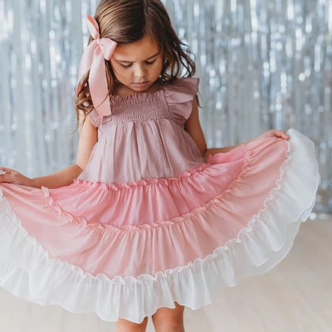 Girls Boutique Dresses | Cheeky Plum Dresses For Toddlers, Girls Boutique Dresses, Cheeky Plum, Brooklyn Dress, Girls Boutique Clothing, Shimmer Dress, Toddler Girl Style, Gauze Dress, Girls Boutique