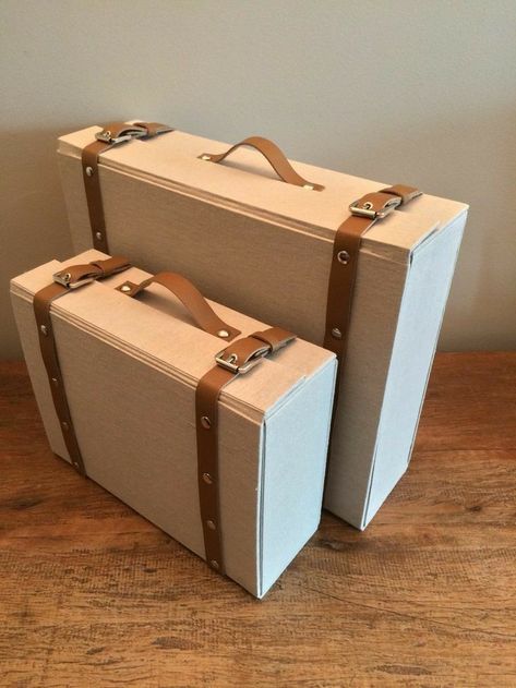 Diy Shoe Box Ideas, Shoe Box Ideas, Diy Shoe Box, Cartonnage Boxes, Shoe Box Diy, Cardboard Suitcase, Luxury Packaging Design, Airplane Birthday Party, Paper Purse