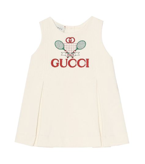 Gucci Kids - Baby cotton dress | Mytheresa Baby Outfit Aesthetic, Baby Outfit Ideas, Luxury Kids Clothes, Luxury Baby Clothes, Stylish Baby Girls, Baby Clothes Sale, Baby Girl Clothes Winter, Gucci Baby, Fall Baby Clothes