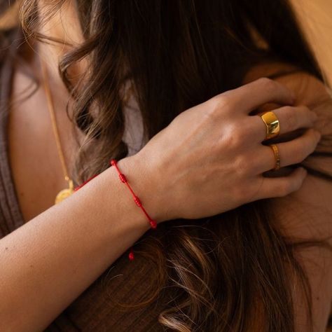 Mantra Ring, Receive Love, Positive Feelings, Mantra Bands, Give Love, Red Thread, Feeling Positive, Protection Bracelet, Red Silk