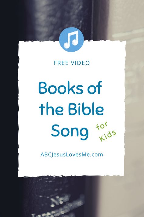 Books Of The Bible Songs For Kids, Kids Church Songs, Bible Buddies, Bible Songs For Kids, God Ideas, Sunday School Songs, Kids Worship, The Books Of The Bible, Adopted Children