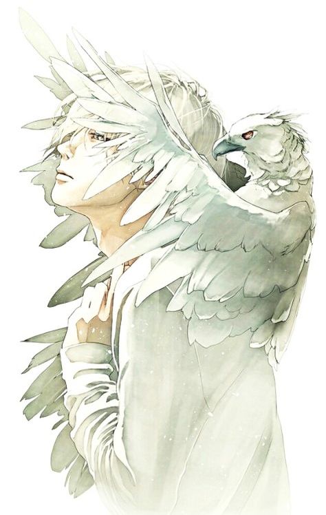 Illustration Art Watercolor, Ange Demon, Manga Boy, 판타지 아트, Scrap Paper, Angel Art, Art Watercolor, 그림 그리기, Pretty Art