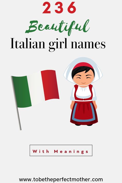 236 beautiful Italian girl names with meanings Italian Female Names, Italian Names Girl, Cute Female Names, Italian Names And Meanings, Italian Baby Girl Names, Puppy Girl Names, Italian Girl Names, Mexican Names, Greek Girl Names