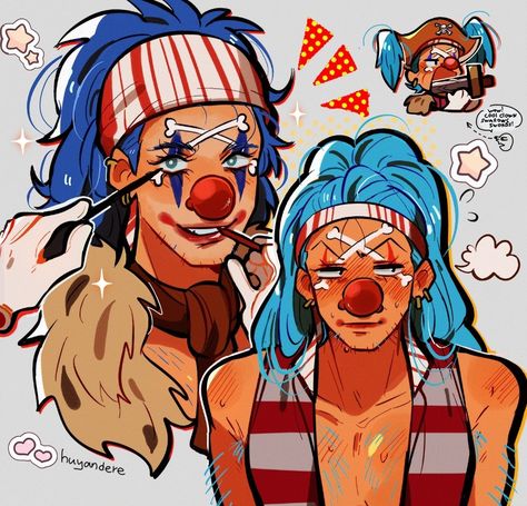 Clown Fanart, Buggy One Piece, Buggy The Clown, Lego Toy, One Piece Ship, One Peice Anime, The Clown, One Piece Drawing, One Piece Comic