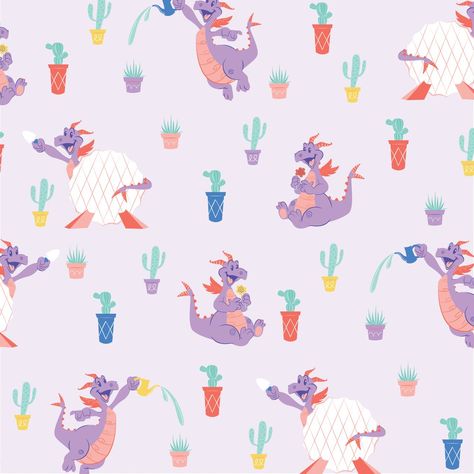 Figment Disney Wallpaper, Disney Art Wallpaper, Figment Nursery, Figment The Dragon, Disney Figment, Figment Disney, Disney Backgrounds, Disney Phone Backgrounds, Sticker Board