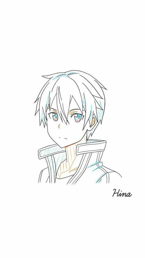 Kirito Drawing, Anime Knight, Sao Anime, Anime Pixel Art, Anime Crafts, Guided Drawing, Art Practice, Anime Sketch, Light Novel