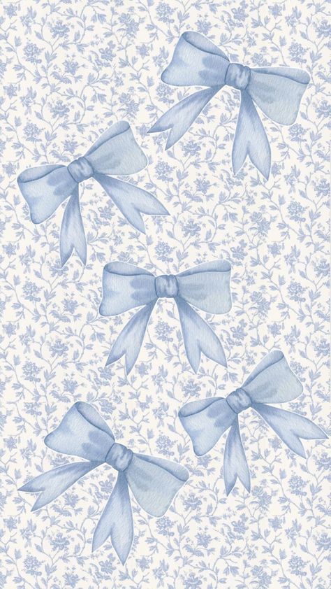 Iphone Wallpaper Preppy, Baby Blue Wallpaper, Iphone Wallpaper Cat, Cute Summer Wallpapers, Cute Blue Wallpaper, Bow Wallpaper, Wallpaper Iphone Summer, Preppy Wallpaper, Phone Wallpaper Patterns