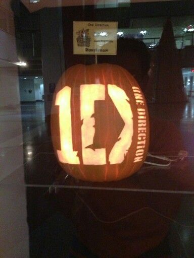 One Direction carved pumpkin for my tween. I so want to do this One Direction Pumpkin Painting, One Direction Pumpkin Painting Ideas, Harry Styles Pumpkin Painting, Pumpkin Carving Ideas One Direction, Pumpkin Carving Ideas Harry Styles, Pumpkin Carving One Direction, One Direction Pumpkin Carving Ideas, Pumpkin Carving Ideas Hamilton, Music Pumpkin Painting