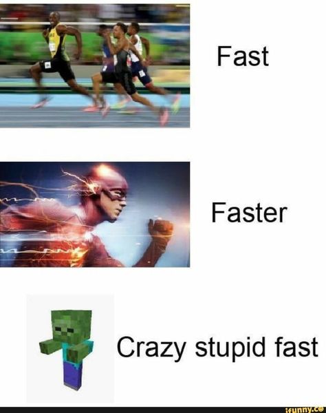 Minecraft Jokes, Comment Memes, Minecraft Meme, Minecraft Funny, Video Game Memes, Minecraft Memes, People Running, Gamer Humor, Dc Memes