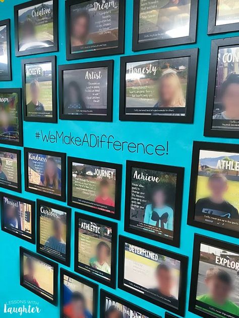 Student Photo Wall, Classroom Tour, Responsive Classroom, Student Photo, Classroom Culture, Back To School Bulletin Boards, 5th Grade Classroom, School Bulletin Boards, Teacher Tips