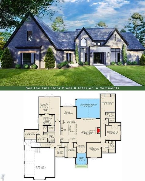 Dream Homes & Plans Co. Hidden Pantry, Transitional Home, Transitional House, Home Plans, Home Plan, Dream House Plans, Walk In Pantry, Dream Homes, Future House