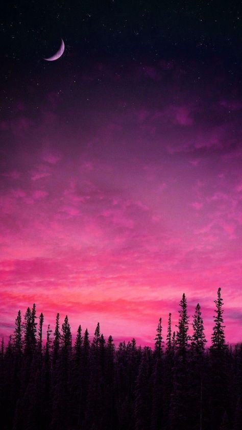 Night Sky Wallpaper, Purple Sunset, Pretty Backgrounds, Pretty Landscapes, Beautiful Wallpapers Backgrounds, Graphic Wallpaper, Simple Wallpapers, Iphone Background Wallpaper, Dreamy Art