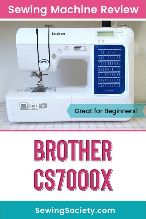 Brother CS7000X Sewing Machine Review Beginner Sewing Machine, Modern Sewing Machines, Brother Sewing Machine, Sewing Room Inspiration, Sewing Machine Instructions, Sewing Barbie Clothes, Travel Sewing, Brother Sewing Machines, Sewing Machine Reviews