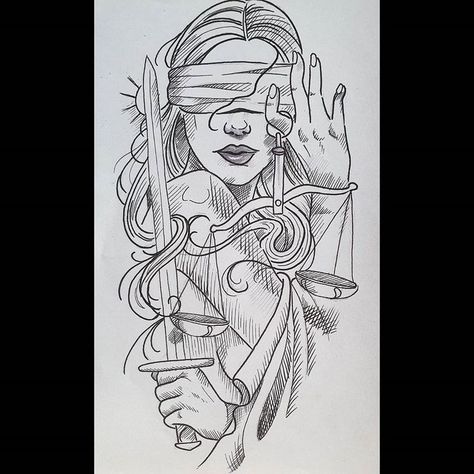 Lady Justice ✏👩‍⚖ #drawing #black #art #fineart #fineliner #tattooidea #ladyjustice #rights #frauenrechte #law... | Justice tattoo, Libra art, Art tattoo Female Protector Tattoo, Lady Of Justice Drawing, Law Drawing Art, Libra Art Drawing, Law And Justice Art, Lady Of Justice Tattoo, Lady Justice Drawing, Libra Sketch, Lady Justice Art