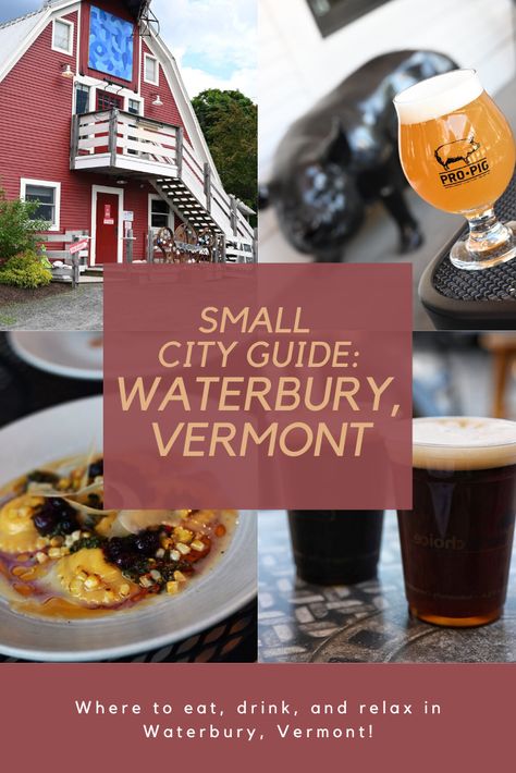 Vermont Itinerary Fall, Jericho Vermont, Best Places To Stay In Vermont In The Fall, Fall In Burlington Vermont, Burlington Vermont Restaurants, Waterbury Vermont, Vermont Trip, East Coast Vacation, Brattleboro Vermont