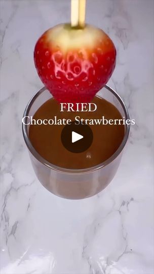 1.2K views · 19K reactions | Repost @dipped_tampa
Follow @dipped_tampa for more delicious recipes!

Fried Chocolate Covered Strawberries 🍓 

Supplies:
- Fresh Strawberries
- Ghirardelli Chocolate wafers
- 2 wood skewers
- Pancake Batter (1 cup pancake mix, 1/2 cup milk)

Directions:
1. Wash and dry your berries well
2. Dip in melted chocolate and place in freezer for 10 mins
3. Coat with pancake batter
4. Fry in canola oil at 400 degrees
5. Enjoy!

#chocolatecoveredstrawberries #chocolate #strawberries #valentine #valentines #valentinesday #lovers #cupid #chocolatetreats #dessert #dogood #madefromscratch #homemade #smallbites #noadditivesorpreservatives #cleaneats #chocolatestrawberries | Bake Cook Eat Enjoy | bake.cook.eat.enjoy · Original audio Ghirardelli Chocolate, Chocolate Wafers, Melted Chocolate, Pancake Mix, Chocolate Strawberry, Pancake Batter, Fresh Strawberries, Covered Strawberries, Chocolate Strawberries