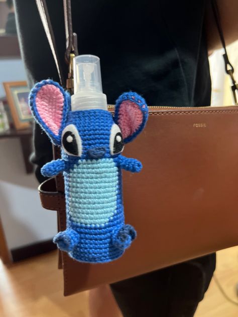 Crochet Sanitizer Holder, Crochet Hand Sanitizer Holder, Sanitizer Holder, Animal Crochet, Hand Sanitizer Holder, Crochet Pouch, Crochet Inspo, Stitch Crochet, Bottle Holders