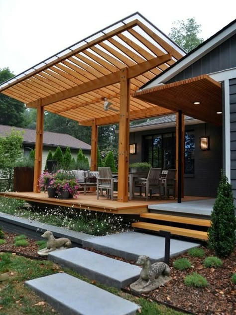 Deck Pergola, Small Pergola, Cheap Pergola, Pergola Swing, Modern Pergola, Pergola Attached To House, Pergola Design, Pergola Canopy, Wooden Pergola