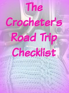 Trip Checklist, Road Trip Checklist, Road Trip Bag, Trip Bag, Crocheted Christmas, Bag Checklist, Pet Sweaters, Knit Toys, Rainy Day Crafts