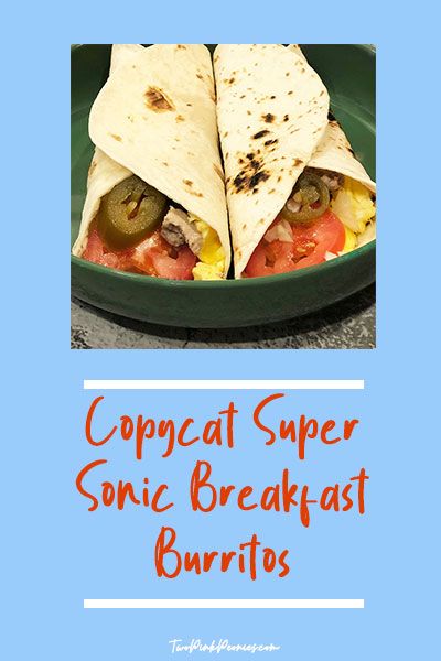 These copycat Super Sonic breakfast burritos have everything! They have scrambled eggs, sausage, tater tots, tomato, onion, cheese, and jalepeno! They are so good and the perfect way to start the day. You'll love these copycat Sonic breakfast burritos they are such a fun copycat recipe! Sonic Breakfast Burrito Recipe, Sonic Breakfast, Red Beans And Rice Recipe Crockpot, Vacation Recipes, Steak Breakfast, Tater Tot Recipes, Pork Breakfast Sausage, Recipe Crockpot, Breakfast Burritos Recipe