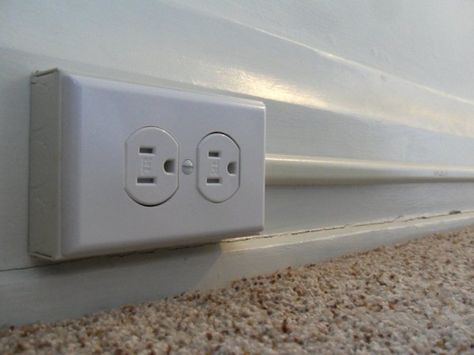 exposed electrical outlets with wire moulding  | This entry was posted on Tuesday, June 12th, 2012 at 2:07 pm and is ... Exposed Electrical, Recessed Outlets, School Bus Tiny House, Electrical Conduit, House Wiring, Masonry Wall, Diy Electrical, Italian Home, Sell Diy