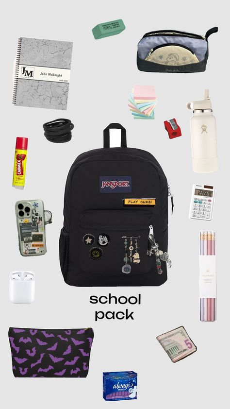 back to school #grunge #school School Pack, Dumb And Dumber, Back To School, Pins