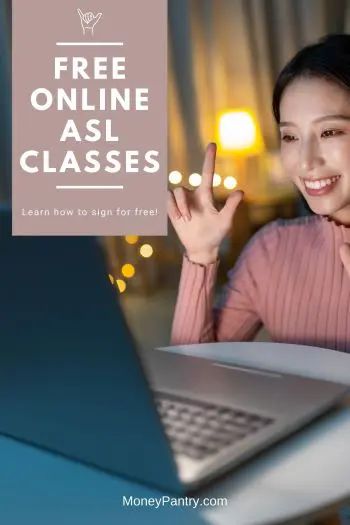 10 Best Free Online ASL Classes: Learn American Sign Language Free! - MoneyPantry Asl For Beginners Learn Sign Language, How To Learn Asl, Learn Asl Free, American Sign Language For Beginners, Learn Sign Language Free, Sign Language More, American Sign Language Lessons, 2024 Intentions, Learning Sign Language