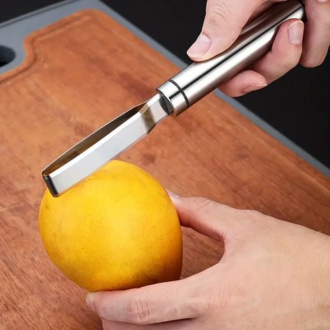 Mango Slicer Mango Seed Separator Restaurant Mango Peeler - Temu Canada Rust Kitchen, Orange Peeler, Pineapple Corer, Fruit Peeler, Vegetable And Fruit, Fruit Peel, Orange Kitchen, Tools Kitchen, Cooking Gadgets