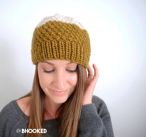 The Easy Double Moss Stitch Hat is a unique knit hat pattern that is reminiscent of crochet stitches and incredibly easy to make with a bit of time. Moss Stitch Knit, Crochet Knit Stitch, Double Moss Stitch, Easy Knit Hat, Stitch Hat, Knitting For Charity, Knitting Patterns Free Hats, Moss Stitch, Easy Knitting Patterns