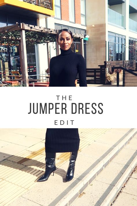 Jumper Dress Outfit, Designer Belt, Jumper Dress, Jumper, Dress Outfits, Wardrobe