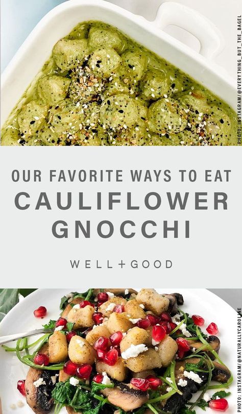 cauliflower gnocchi Cauliflower Gnocchi Recipes Healthy, Cauliflower Gnocchi Recipe, Cauliflower Gnocchi, Superfood Recipes, Gnocchi Recipes, Wellness Trends, Wellness Lifestyle, Zucchini Noodles, Trader Joe