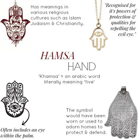 Hamsa Tattoo Meaning, Spirituality Witchcraft, Hamsa Prayer, Hamsa Hand Tattoo, Positive Feelings, Hamsa Tattoo, Symbols And Meanings, Hand Necklace, Waist Beads