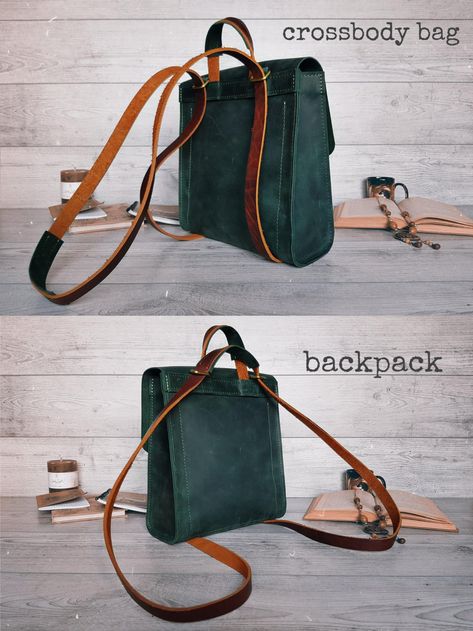 Minimal Backpack, Leather Backpack Women, Small Leather Backpack, Convertible Backpack Purse, Mini Backpack Purse, Diy Backpack, Leather Laptop Backpack, Backpack Pattern, Women Leather Backpack