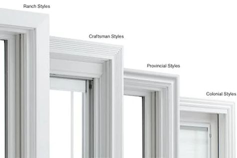 Choosing Interior Window Trim for Your Home | Pella Windows & Doors Window Casing Ideas Interior Trim, Interior Window Trim Styles, Window Trim Ideas Interior, Window Trim Styles, Bedroom Platform, Interior Window Sill, Simple Modern Interior, Exterior Door Trim, Interior Window Trim