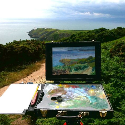 Tips for painting en plein air - Painting En Plein Air, Plain Air Painting, En Plein Air Painting, Fold Up Chairs, Outdoor Painting, Tips For Painting, Tempera Painting, Air Painting, Outdoor Paint