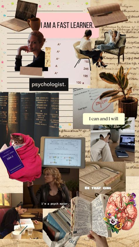 #psychologist #study #wallpaper #psychology Wallpaper Psychology, Psychologist Aesthetic, Study Wallpaper, Psychology 101, Psychology Studies, Forensic Psychology, Mental Health Facts, Psychology Student, Dream Vision Board