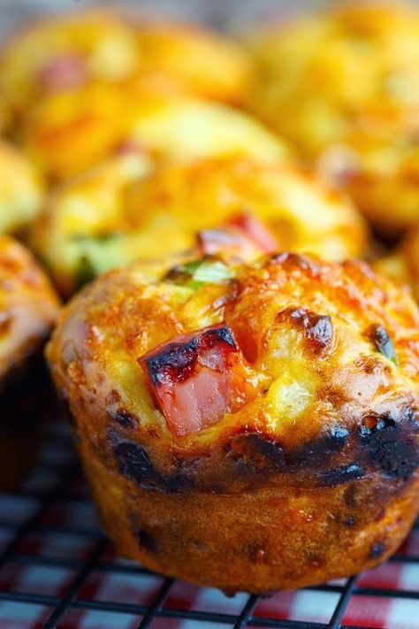 Cottage Cheese and Egg Muffins with Ham and Cheddar Cheese Egg And Cottage Cheese, Cottage Cheese Muffins, Cottage Cheese Recipe, Cottage Cheese Recipes Healthy, Cottage Cheese Breakfast, Cheddar Cheese Recipes, Cottage Cheese Eggs, Savory Muffins, Cottage Cheese Recipes