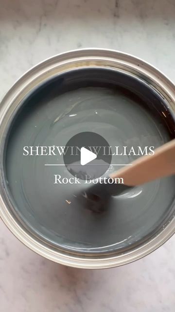 Melaine Thompson on Instagram: "Looking for the perfect moody color? I’m loving Sherwin Williams Rock Bottom—a deep, sophisticated green with rich gray undertones that adds just the right amount of drama to any space. Can you guess what I’m painting with this gorgeous shade? Drop your guesses in the comments below!  #MoodyInteriors #SherwinWilliams #RockBottom #HomeDecor #PaintColor #InteriorDesign #DIYProject" Sherwin Williams Basalt Powder, Sherwin Williams Jasper Stone, Stone Hearth Sherwin Williams, Rock Garden Sherwin Williams Wall Colors, Sherwin Williams Rock Bottom Exterior, Sw Rock Bottom Paint, Sherwin Williams Rocky River Exterior, Sherwin Williams Rock Bottom Paint, Rock Bottom Sherwin Williams Coordinating Colors