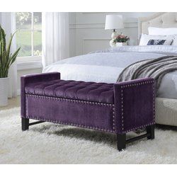 Carlie Upholstered Storage Bench Bedside Bench, Upholstered Bench Bedroom, Tufted Storage Bench, Upholstered Bedroom, Tufted Bench, Upholstered Storage Bench, Entryway Living Room, Bed Bench, Bedroom Bench