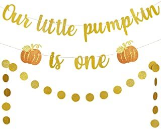 One Birthday Banner, Pumpkin Birthday Parties, Pumpkin 1st Birthdays, Pumpkin First Birthday, 1st Birthday Cake Topper, Birthday Photo Booths, One Banner, 1st Birthday Party Decorations, 1st Birthday Banners