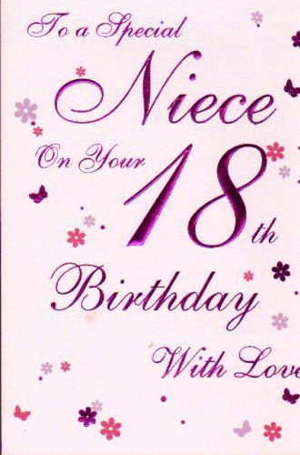 Special Niece 18th Birthday Birthday Card Birthday Card http://www.amazon.co.uk/dp/B00E6EGECY/ref=cm_sw_r_pi_dp_qei0ub0GCF2QC Cupcakes With Glitter, Happy Birthday Card Messages, Birthday Greetings For Women, Niece Birthday Wishes, Happy Birthday Mom Quotes, Birthday Niece, Happy Birthday Sister Quotes, Happy Birthday Nephew, Happy Birthday Niece