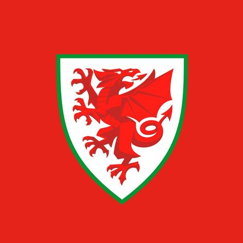 Welsh FA unveils simplified dragon as new visual identity Wales National Football Team, Wales Dragon, Wales Football, Welsh Football, Wales Flag, Welsh Flag, Dragon Icon, Wallpaper Images Hd, Swansea City