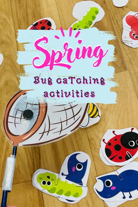 Bug catching activity for this Spring 🐞🐛🐜🪲 I made a DIY net that’s made of 2 paintbrushes taped together! Tip no.1: make sure the bristle side of the brush is facing outwards, making it safe for the little ones to play with! 😊 🌸 🌸 #springactivities #spring #springlessonplan #springpreschool #preschoolactivities #bugtheme #bugthemedactivities #bugcatching #esl #eslteacher #eslteachersofinstagram Spring Games For Preschool, Toddler Bug Activities, Spring Activities For Kids Preschool, Preschool Spring Activities, Spring Activities For Toddlers, Toddler Spring Activities, Diy Net, Bug Catching, Easter Activities For Toddlers