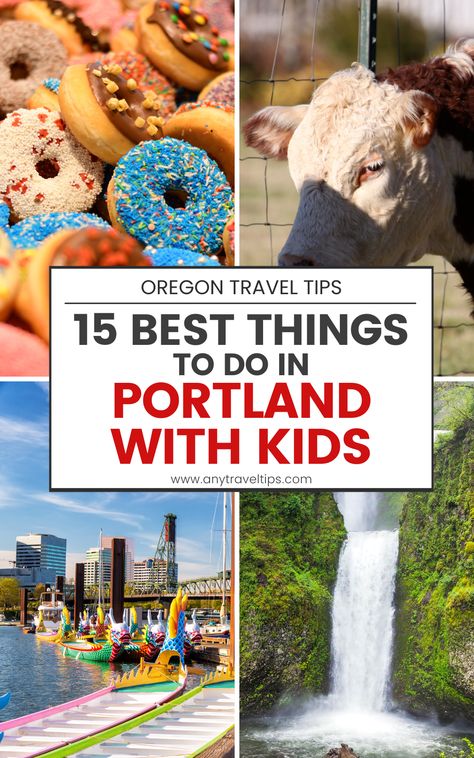 Portland Oregon With Kids, Things To Do In Portland Oregon, Portland With Kids, Portland Hikes, Coos Bay Oregon, Oregon Winter, Kids Summer Bucket List, Oregon Hotels, Vacation Items