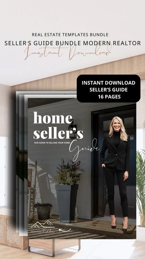 Home Seller Guide Template Real Estate Listing Presentation Real Estate Marketing Home Seller Guide Listing Packet CMA Packet Prelisting - Etsy UK Real Estate Listing Presentation, Listing Presentation Real Estate, Real Estate Agent Marketing, Listing Presentation, Guide Template, Real Estate Templates, Real Estate Listing, Real Estate Marketing, Estate Agent